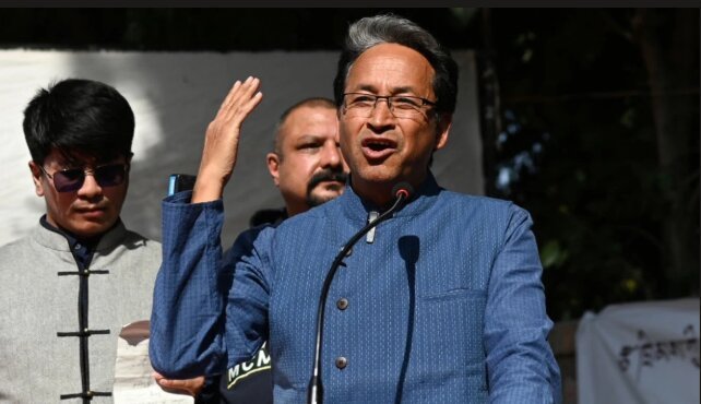 Wangchuk Joins Satirical NEET Protest