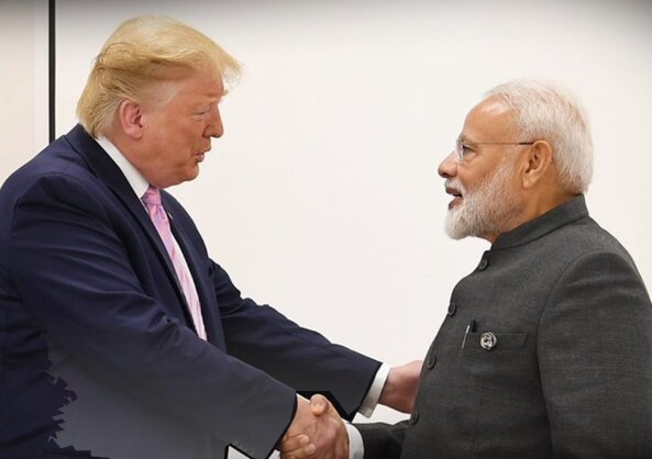 Modi–Trump Handshake at G7